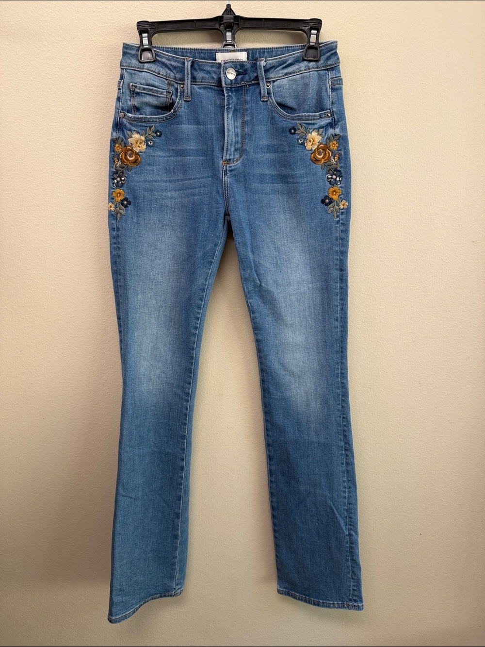 Driftwood Kelly Embroidered Floral Jeans Sz 26/32
